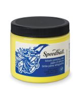 Speedball&reg; Water-Soluble Block Printing Ink (0.45 kg / 1 lb Jar) - Yellow
