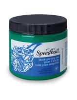 Pot d'encre hydrosoluble Speedball&reg; pour linogravure - 473 ml - Vert