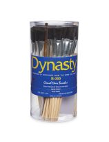 Dynasty&reg; Camel Hair Brushes, Short Handle - Flat - Set of 72