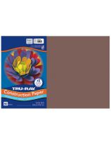 Tru-Ray&reg; Fade Resistant Construction Paper - 50 Sheets - 30 cm x 46 cm (12" x 18") - Dark Brown