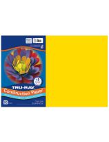 Papier construction Tru-Ray® résistant à la décoloration, 50 feuilles de 30,5 cm x 46 cm - Jaune