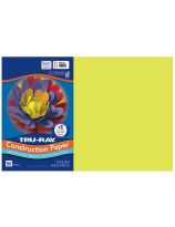 Tru-Ray&reg; Fade Resistant Construction Paper - 50 Sheets - 30 cm x 46 cm (12" x 18") - Brilliant Lime