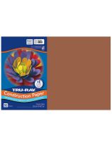 Papier construction Tru-Ray® résistant à la décoloration, 50 feuilles de 30,5 cm x 46 cm - Brun chaud