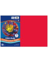 Papier construction Tru-Ray® résistant à la décoloration, 50 feuilles de 30,5 cm x 46 cm - Rouge festif