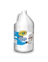 Crayola&reg; Washable Paint - 3.79 L (128 oz) - White