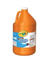 Crayola&reg; Washable Paint - 3.79 L (128 oz) - Orange
