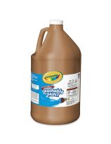 Crayola&reg; Washable Paint - 3.79 L (128 oz) - Brown
