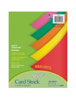 100 feuilles de papier cartonné Pacon® Array®, 65 lb, 22 cm x 28 cm (8½" x 11") - Couleurs vives
