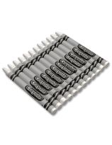 12 crayons de cire Crayola® de rechange format régulier pour les ensembles de classe - Blanc