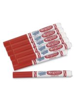 Recharges de marqueurs Crayola® Ultra-Clean Washable® à pointe conique - Boîte de 12 - Rouge