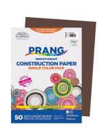 Pacon&reg; SunWorks&reg; Construction Paper - 50 Sheets (22.5 cm x 30 cm / 9" x 12") - Dark Brown