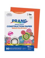 Pacon&reg; SunWorks&reg; Construction Paper - 50 Sheets (22.5 cm x 30 cm / 9" x 12") - Orange