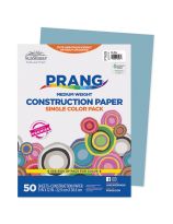 Pacon&reg; SunWorks&reg; Construction Paper - 50 Sheets (22.5 cm x 30 cm / 9" x 12") - Sky Blue