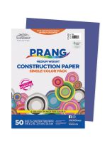 Pacon&reg; SunWorks&reg; Construction Paper - 50 Sheets (22.5 cm x 30 cm / 9" x 12") - Blue