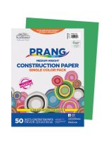 Pacon® SunWorks® Construction Paper - 50 Sheets (22.5 cm x 30 cm / 9" x 12") - Holiday Green