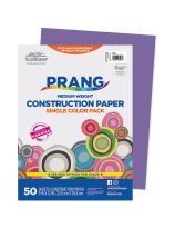 Pacon&reg; SunWorks&reg; Construction Paper - 50 Sheets (22.5 cm x 30 cm / 9" x 12") - Violet
