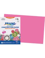 Pacon&reg; SunWorks&reg; Construction Paper - 50 Sheets (30 cm x 45 cm / 12" x 18") - Hot Pink