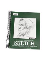 Tablette à croquis Jack Richeson 100 feuilles, 60 lb - 23 cm x 30,5 cm (9" x 12")