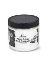 Nasco Water-Soluble Block Printing Ink - 473 mL / 16 oz Jar - White