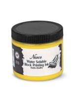 Nasco Water-Soluble Block Printing Ink - 473 mL / 16 oz Jar - Yellow