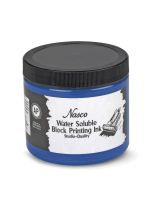 Nasco Water-Soluble Block Printing Ink - 473 mL / 16 oz Jar - Blue
