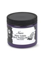 Nasco Water-Soluble Block Printing Ink - 473 mL / 16 oz Jar - Violet