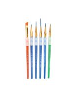 Royal & Langnickel&reg; Big Kids Choice&trade; Lil' Grippers&trade; Detail Brushes - Set of 6