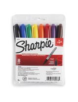 Sharpie&reg; Fine-Point Markers - 8 Colour Basic Set