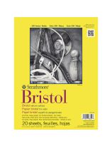 Tablette de 20 feuilles de papier bristol série 300 Strathmore® 100 lb (270 g/m²), 23 cm x 30,5 cm - Fini vélin