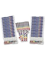 Ensemble de classe d'aquarelle PRANG® à pastilles ovales - 8 couleurs