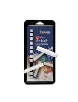 Artist Soft Pastels - Set of 12, White