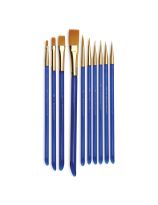 Ensemble super économique #2 de 10 pinceaux Royal Brush®, à manche court