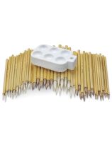 Royal Brush&reg; Bamboo Brushes, Set of 72 Classroom Pack