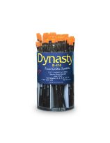 Dynasty&reg; B-410 Gold Taklon Brushes - Set of 108