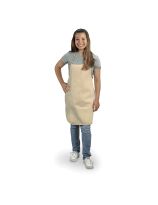Natural Canvas Adult Aprons - Package of 6