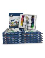 Royal&reg; Essentials&trade; Acrylic Paint Classroom Assortment - 12 Sets of 18 (0.4 oz.) Tubes