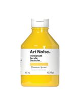 Tri-Art Art Noise&trade; Permanent Acrylic Gouache&trade; - 500 mL (16.9 oz) - Primary Yellow