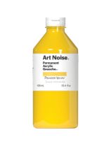 Tri-Art Art Noise&trade; Permanent Acrylic Gouache&trade; - 1L (34 oz) - Primary Yellow