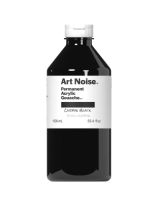 Tri-Art Art Noise&trade; Permanent Acrylic Gouache&trade; - 1L (34 oz) - Carbon Black
