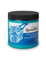 Speedball&reg; Water-Soluble Block Printing Ink - Turquoise - 8-oz. Jar