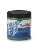 Speedball&reg; Water-Soluble Block Printing Ink - Green - 8-oz. Jar
