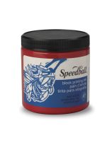 Speedball&reg; Water-Soluble Block Printing Ink - Red - 8-oz. Jar