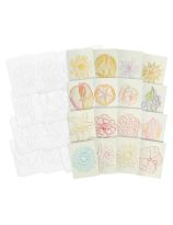 16 étampes à motifs de fleurs Roylco&reg;
