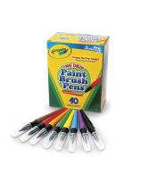 Crayola&reg; No-Drip Washable Paint Brush Pens