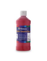 Nasco&reg; Economy Washable Tempera Paint - 473 mL (16 oz) - Red