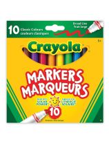 Crayola&reg; Classic colour Conical Tip Markers - Set of 10