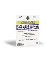 Paquet économique de 50 cartons cartons pour affiches, 56 cm x 71 cm (22" x 28") - Couleurs assorties