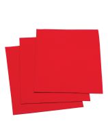 10 feuilles de feutrine - 23 cm x 30 cm (9" x 12") - Rouge