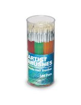 Royal Brush&reg; EconoCanister Brush Sets - Flats (White) - Set of 144