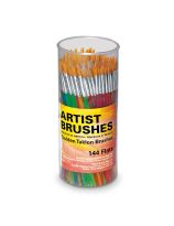 Ensemble de 144 pinceaux plats Royal Brush® dans un contenant